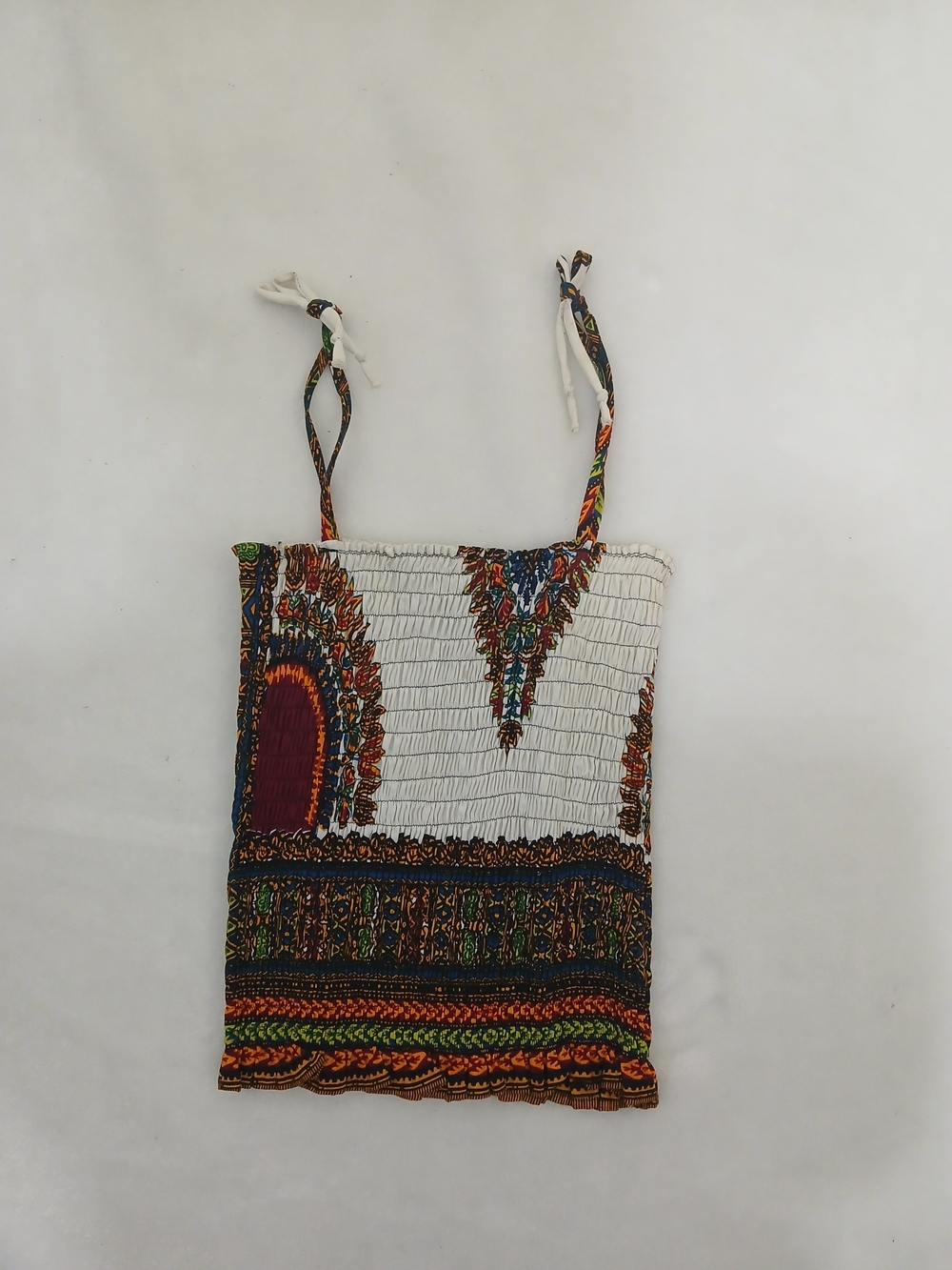 Handmade Multicolor African Print Two-Piece Maxi Skirt Set Small NEW - Picture 2 of 10
